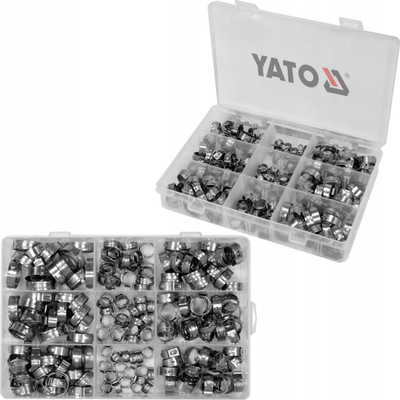 Set kapëse tubash Yato, 170 copë, çelik inox