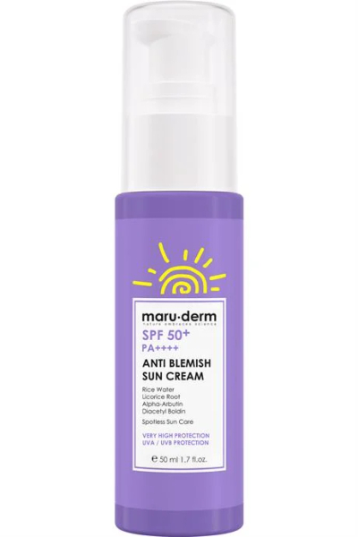 Maruderm SPF 50+ Anti-Blemish Sun Cream