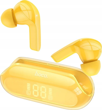 Kufje pa tel Hoco EW39, Bluetooth 5.3, ENC, të verdha