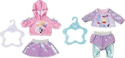 Set rroba kukulle BABY born Fashion, 43cm, 2 komplete, shumëngjyrësh