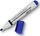 Markera për dërrasë të bardhë Penword, set me 12 copë, dry erase, blu
