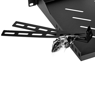 Raft fiks rack Lanberg AK-1004-B, 1U, 19", i zi