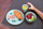 Set enësh për fëmijë Koziol CONNECT HARRY, pjatë e vogël tas filxhan, jeshile