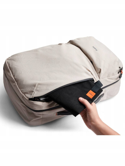 Çantë shpine Bellroy Lite Travel Pack 30L, hapje stil valixhjeje, ndarje laptopi 16", e zezë