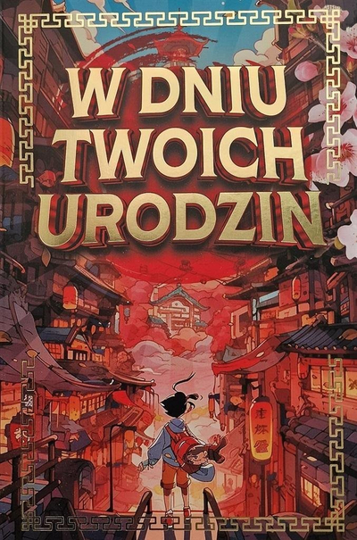 Kartolinë urimi Yeku Manga Birthday, me letër shoqëruese, shumëngjyrëshe