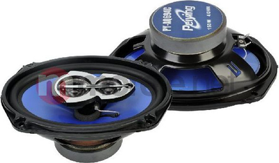 Звучници за автомобил PeiYing PY-AQ694C, 150W, 6\"x9\", црни