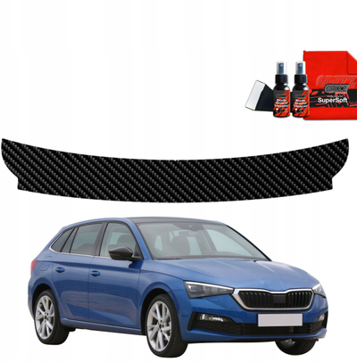 Folie mbrojtëse bagazhi GrizzGlass BodyShield Carbon, Skoda Scala 2019-2023, karboni, e zezë