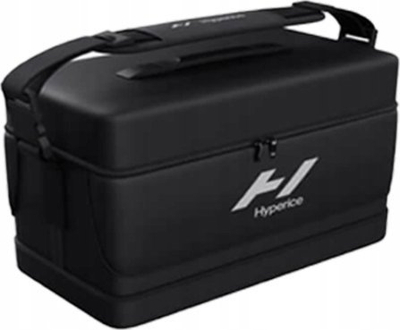 Çantë për ta marr me vete Hyperice Normatec Carry Case, trup i fortë, me rrip për në krah, e zezë