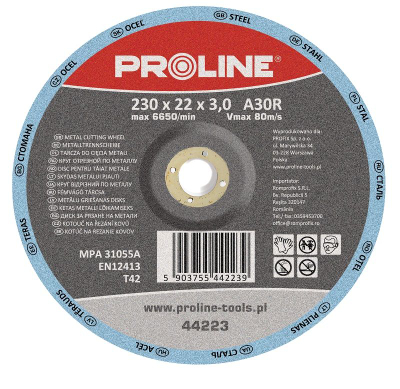 Disk prerës për metal Pro-Line (44211), T42, 115 mm