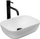 Lavabo mbi banak Rea Belinda, 37cm, qeramike, e bardhë
