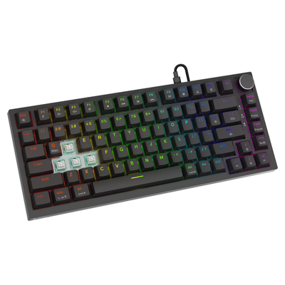 Tastierë gaming Savio ASTRAL BLACK JADE, 82 taste, RGB, e zezë