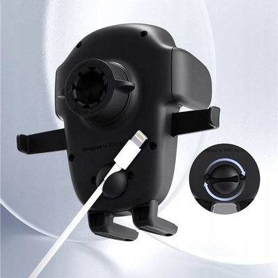 Mbajtëse telefoni IOttie Easy One Touch 6 Air Vent Flush Mount, për makinë, e zezë