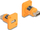 Kabllo USB Delock Type D, USB 2.0 Type A në Type A, 0.04m, portokalli