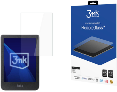 Xham mbrojtës 3MK FlexibleGlass për Kobo Clara Colour 6", hibrid, transparent