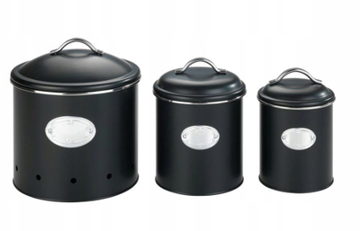 Enë kuzhine hermetike Wenko Nero, 1.6L, plastike, e zezë