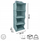 Organizues varëse ORDINETT 126836001, 4 rafte, 30x30x80 cm, mente