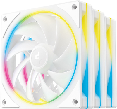Вентилатор PC Deepcool FL12 SE 3IN1, 120mm, A RGB, бел
