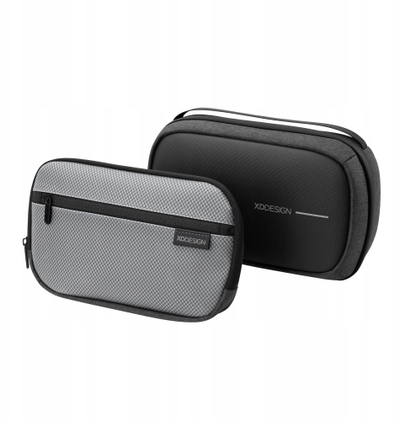 Organizues udhëtimi XD Design First-class All-in-one P706.3401, për aksesorë elektronikë, rezistent ndaj ujit, i zi