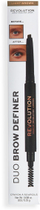 Laps për vetulla Revolution Duo Brow Definer, Light Brown, 0.25 g