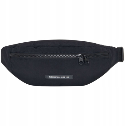 Çantë beli Element Jock Hip Sack, me rrip të rregullueshëm, me xhep me zinxhir, e zezë