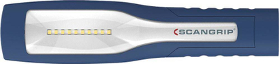 Llambë dore SCANGRIP 03.5400, LED, me bateri rikarikueshme, blu