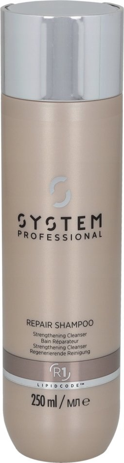 Shampo flokësh System Professional Repair R1 Lipidcode, rigjeneruese, 250ml, transparente