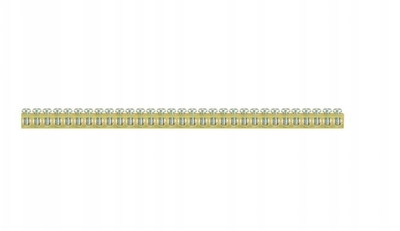 Шина за електрични терминали E.4020‑16P, 150x16mm², 16 терминали, 1m