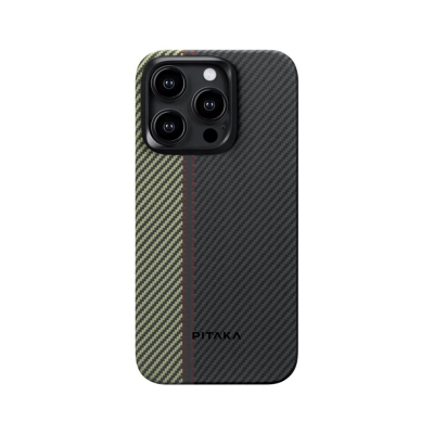 Mbrojtëse për celular PITAKA Fusion Weaving MagEZ 4 600D për iPhone 15 Pro Max, e zezë