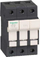 Mbajtës sigurese cilindrike Schneider Electric DF103, 3 pole, 10x38mm, i bardhë