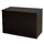 Dollap anësor HomeMarkt Caitlyn HM2012.02, 100x45x69cm, dyer rrëshqitëse, wenge i errët