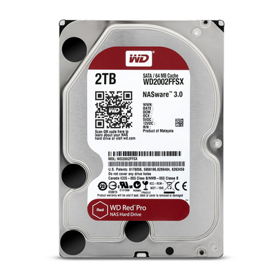 Hard disk Western Digital Red Pro, 3.5\", 2TB, 7200 RPM, 64MB, i kuq