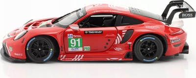 Maket makine Bburago Porsche 911 RSR #91, 1/24, diecast, shumëngjyrëshe