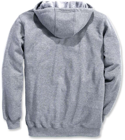 Bluzë me kapuç Carhartt Signature Logo, XXL, pambuk, gri e çelët