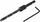 Freza për dru Awtools nr. 12, 3mm, metal
