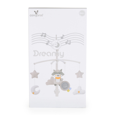 Lodër shtrati për bebe Cangaroo Dreamy, rozë