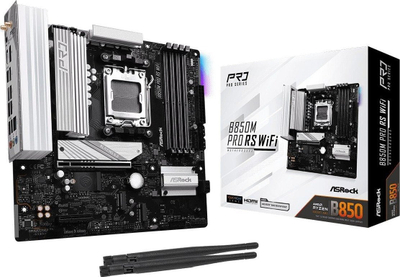 Pllakë amë Asrock B850M Pro RS WiFi, AMD B850, Socket AM5, Micro ATX