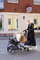 Platformë karroce Lascal BuggyBoard Maxi Plus me ulëse Saddle, universale, e zezë