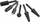 Set frezash për dru dhe metal HSS, bosht 6mm