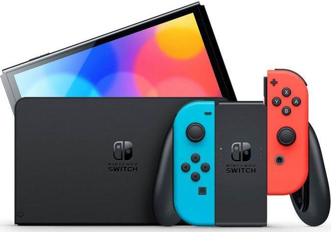 Konzolë Nintendo Switch OLED, e kuqe/e kaltër 2