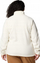 Bluze fleece Columbia Benton Springs Half Zip Snap Pullover II, femra, madhësia L, e bardhë krem