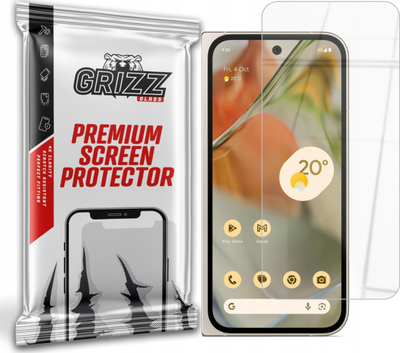 Mbrojtëse ekrani GrizzGlass HybridGlass për Google Pixel 9, xham hibrid, fleksibël, transparente