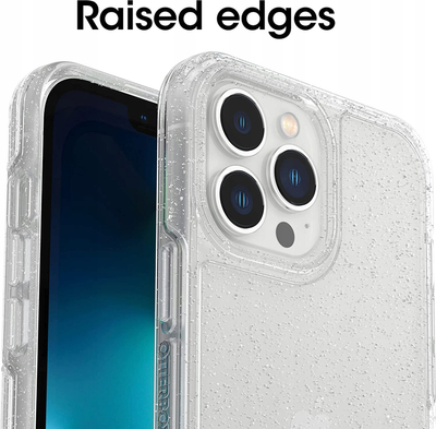 Mbulesë telefoni OtterBox Symmetry MagSafe për iPhone 15 14 13, Stardust Clear, e tejdukshme