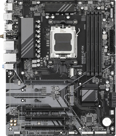 Pllakë amë GIGABYTE B650 UD AX, AMD AM5, DDR5, WiFi 6, e zezë