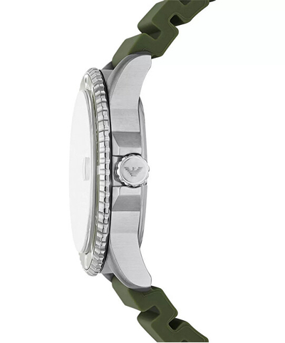 Orë dore për burra Emporio Armani Diver AR11638, e gjelbër