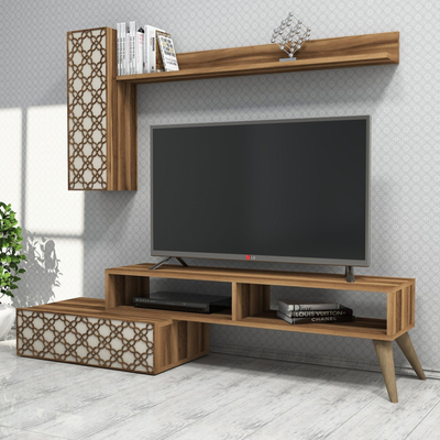 Komo TV Hommy Craft Planet, 150 cm, chipboard 18 mm, dru walnut krem