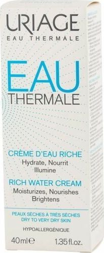 Krem fytyre Uriage Eau Thermale Rich Water Cream, për hidratim, 40 ml