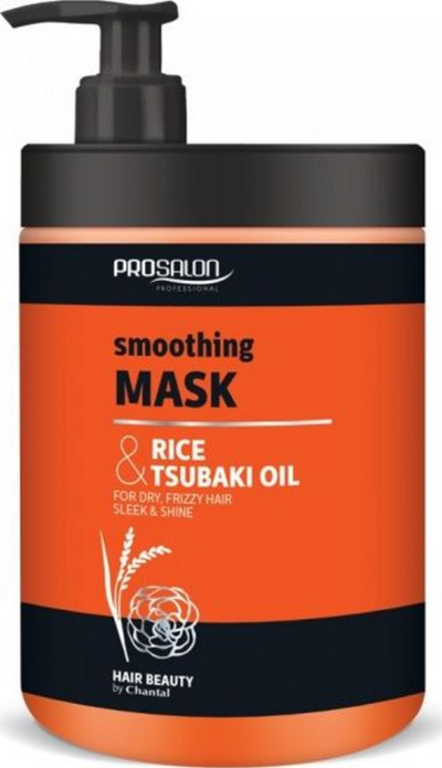 Maskë flokësh Chantal Prosalon Smoothing, Rice dhe Tsubaki Oil, 1 kg, portokalli
