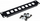 Patch panel Equip 10 port, Keystone Mounting, 1U, i zi