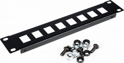 Patch panel Equip 10 port, Keystone Mounting, 1U, i zi