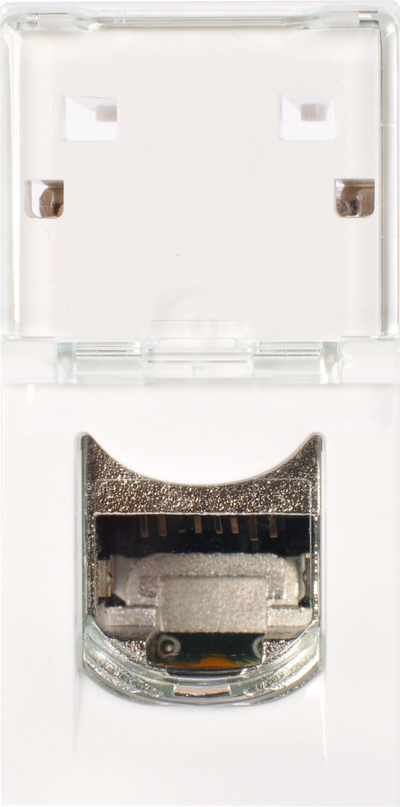 Prizë të dhënash Legrand LCS2 076573, RJ45 Cat 6A, IP20, e bardhë